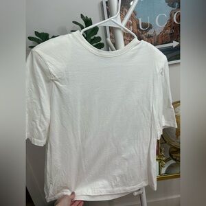 Zara Cream Casual Top